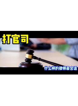 打官司什么样的律师最合适